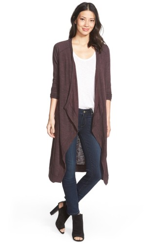 The Gibson Cascade Front Duster, found on Nordstrom.com. 